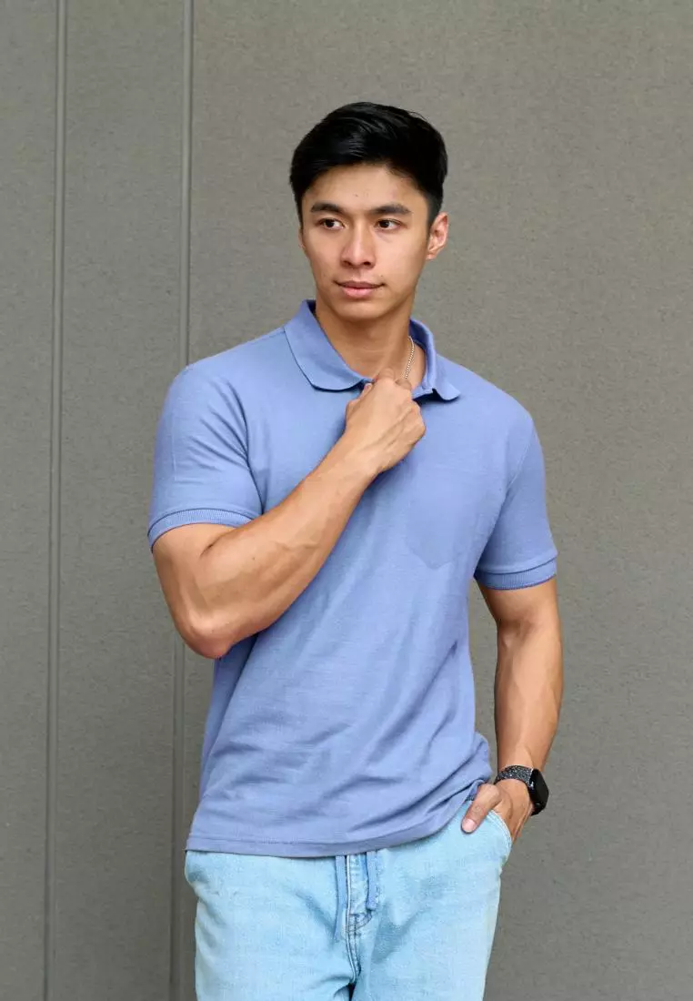 Kale MAX POCKET BLUE / Kaos Polo Pria / Kaos Pria / Kaos kerah / Polo Shirt Slim Fit