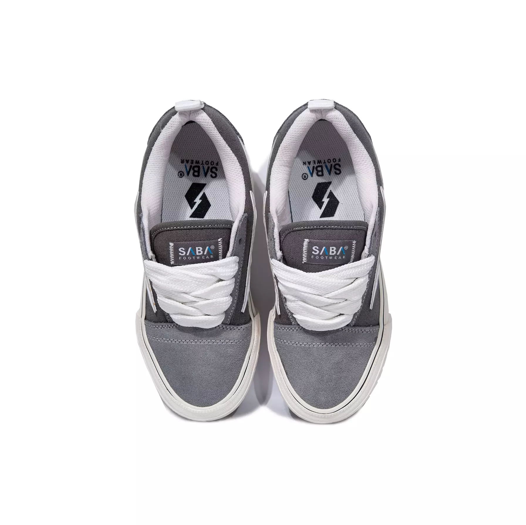 SABA Zeus Grey White - Sepatu Sneakers Pria Wanita