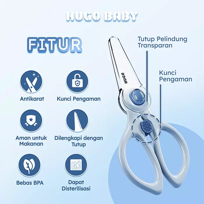 Jual Toddler Safety Scissor Gunting Anak Dengan Pengaman Safe