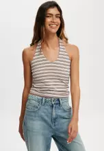 Mini Variegated Stripe Babydoll/Multi