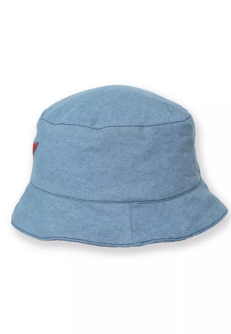 Men Bucket Hat Light Blue