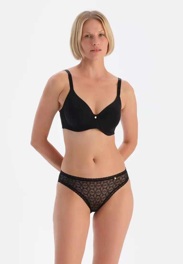 2-Pack Black Briefs, Underwear for Women