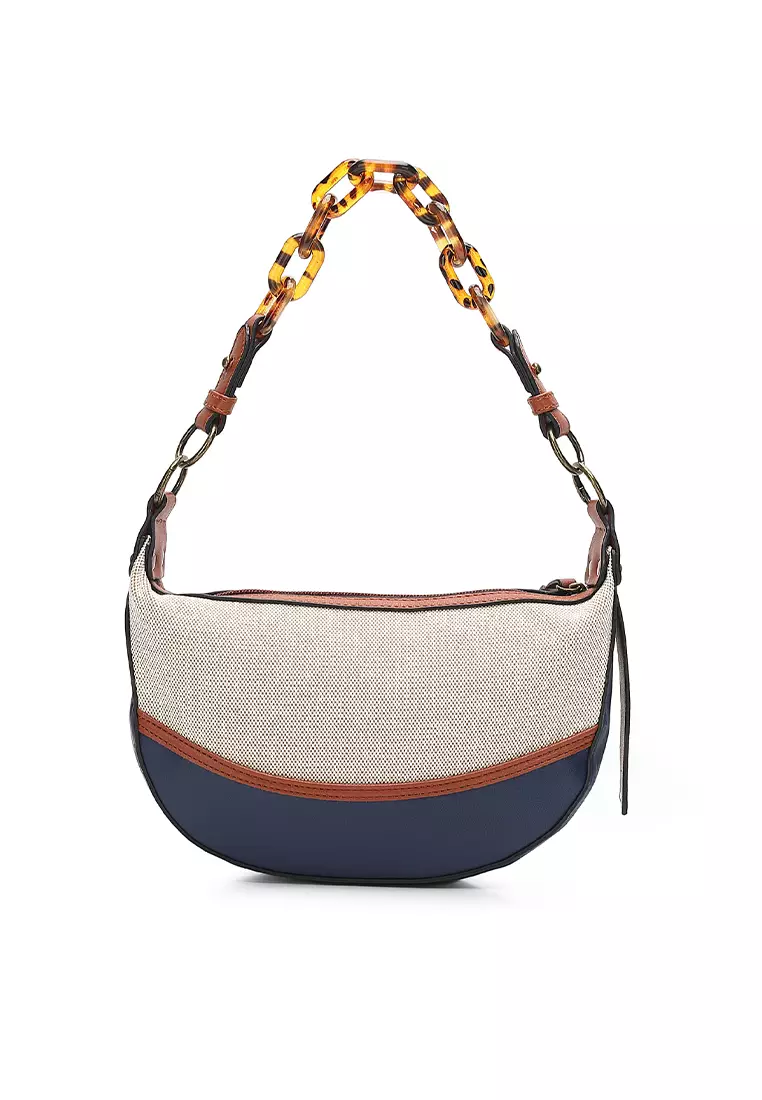 Women's Top Handle Bag / Sling Bag / Crossbody Bag - Blue