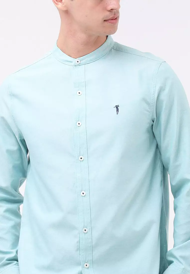 Woven Polo Long Sleeve