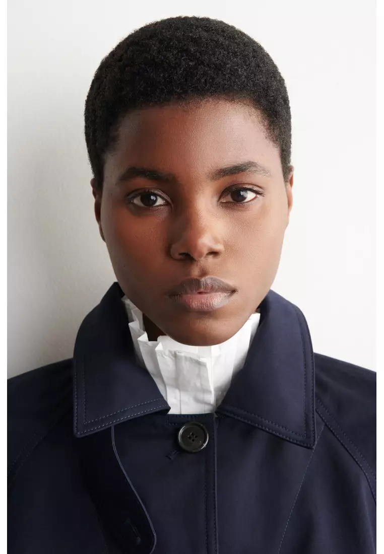 A-LINE COTTON-TWILL JACKET