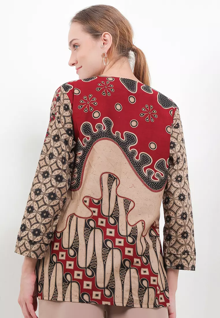 Banyuaji Blouse Batik Exclusive Premium Wanita Casual Modern