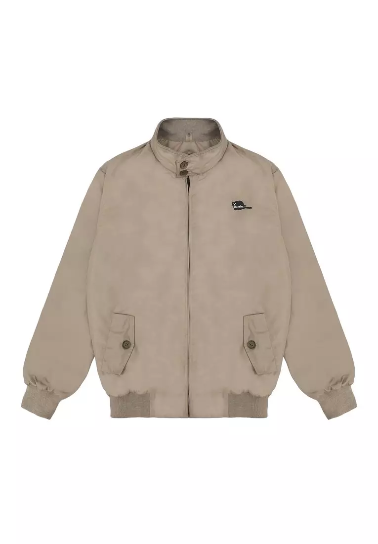 Jual MOUTLEY Moutley Men's Harrington Jacket Regular Fit Polyester