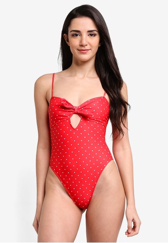 Buy Forever 21 High Neck One Piece Swimsuit Online On Zalora Singapore