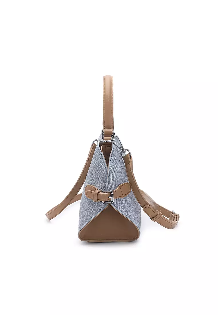 Women's Top Handle Bag / Sling Bag / Crossbody Bag / Shoulder Bag (手拿袋 / 斜孭袋 / 單肩包) - 藍色 / 棕色