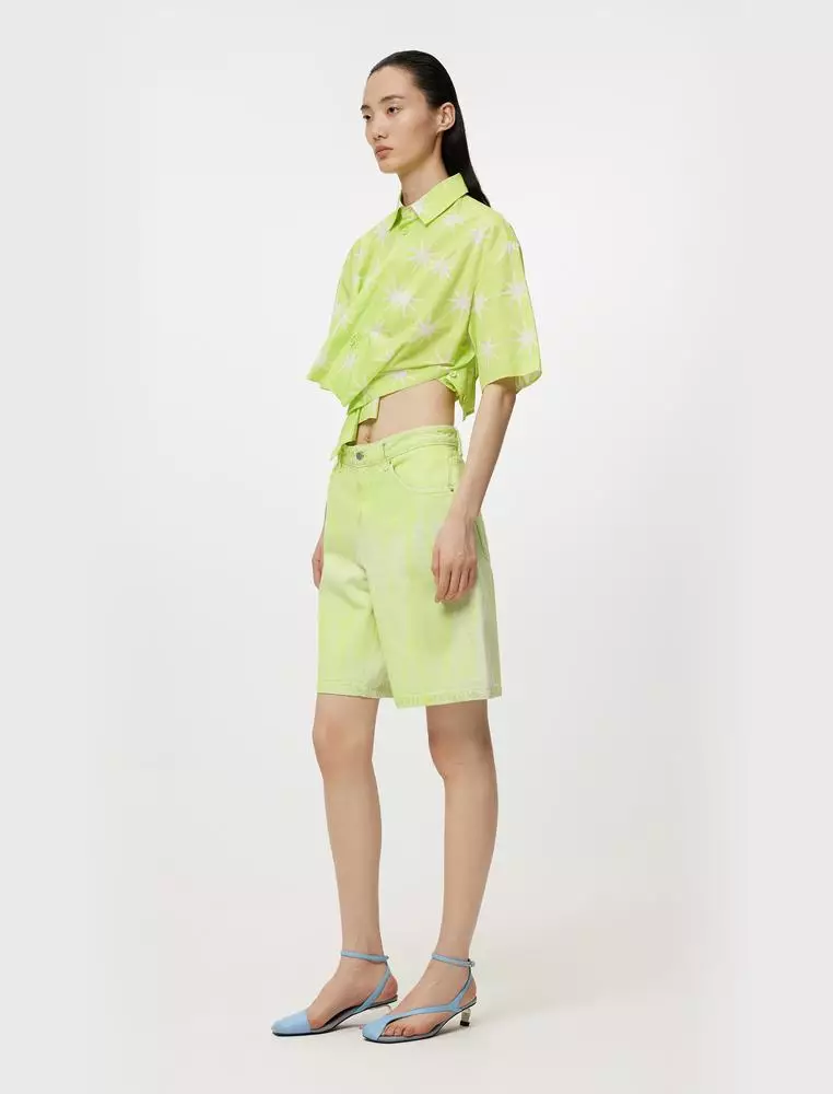 JNBY Women's Washed Denim Shorts