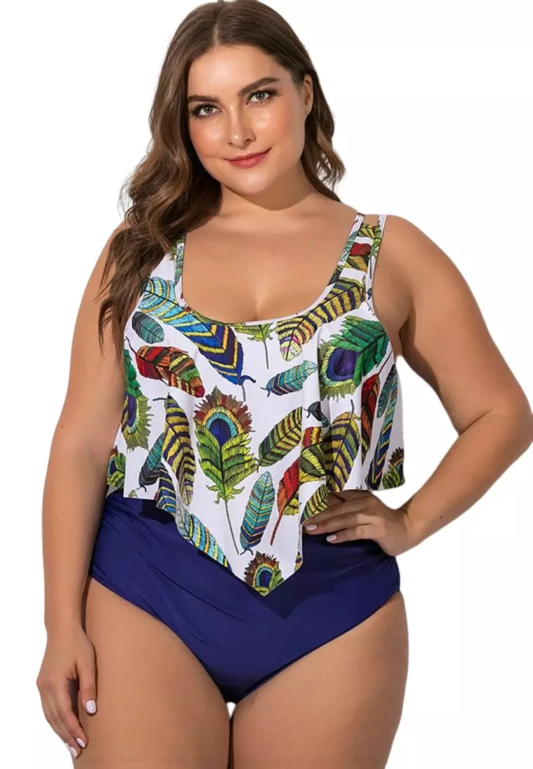 Affordable plus deals size swimsuits