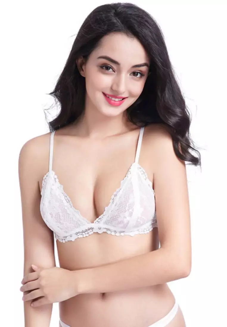 Buy LYCKA Lks2046 Lady Sexy Lace Bra-white 2024 Online