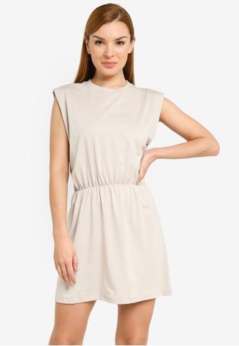 H&M beige Jersey Dress E27E1AAB21A0D5GS_1