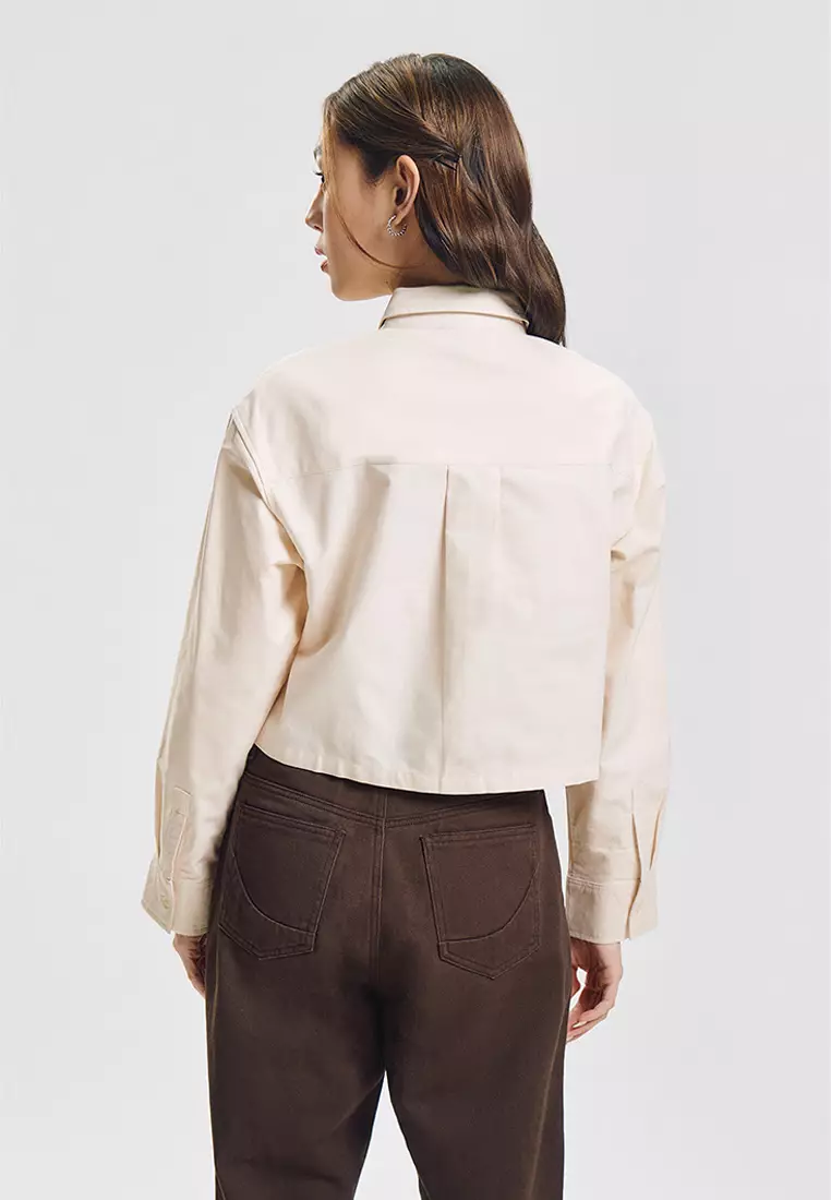 Long Sleeves Relaxed Oxford Button Down