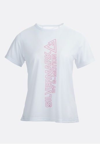 Giordano white [Online Exclusive]Women Silvermark Ridgeway Logo Short-sleeve Tee 24972AA5D99FAAGS_1