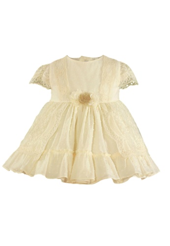 RAISING LITTLE beige Gavriela Dresses F52E5KAB620521GS_1