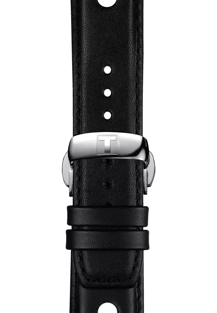 Buy Tissot Tissot Official Black Leather Strap Lugs 20 mm