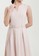 Cloth Inc pink Eve Belted Sleeveless Dress in Nude 15D1AAA6EAAF3FGS_3