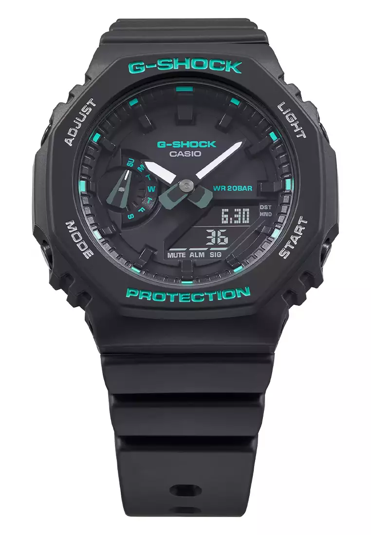 G-Shock - Jam Tangan Analog Digital Wanita - Black - Resin Strap - GMA-S2100GA-1A