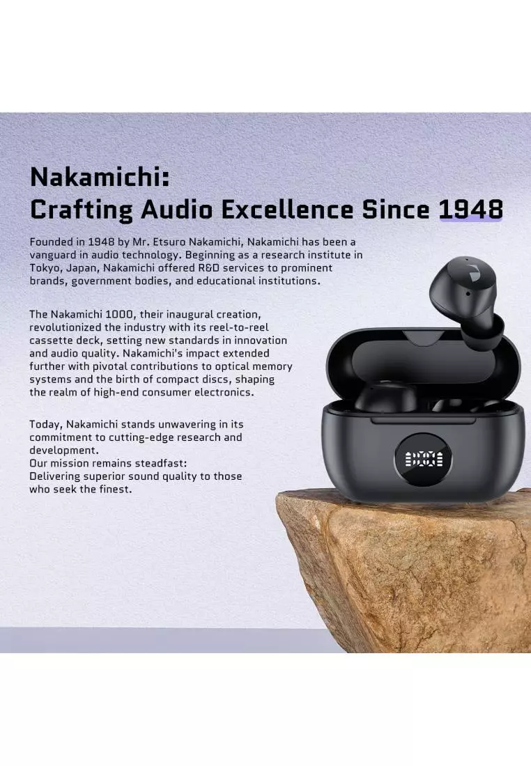 Nakamichi 2025 wireless earbuds