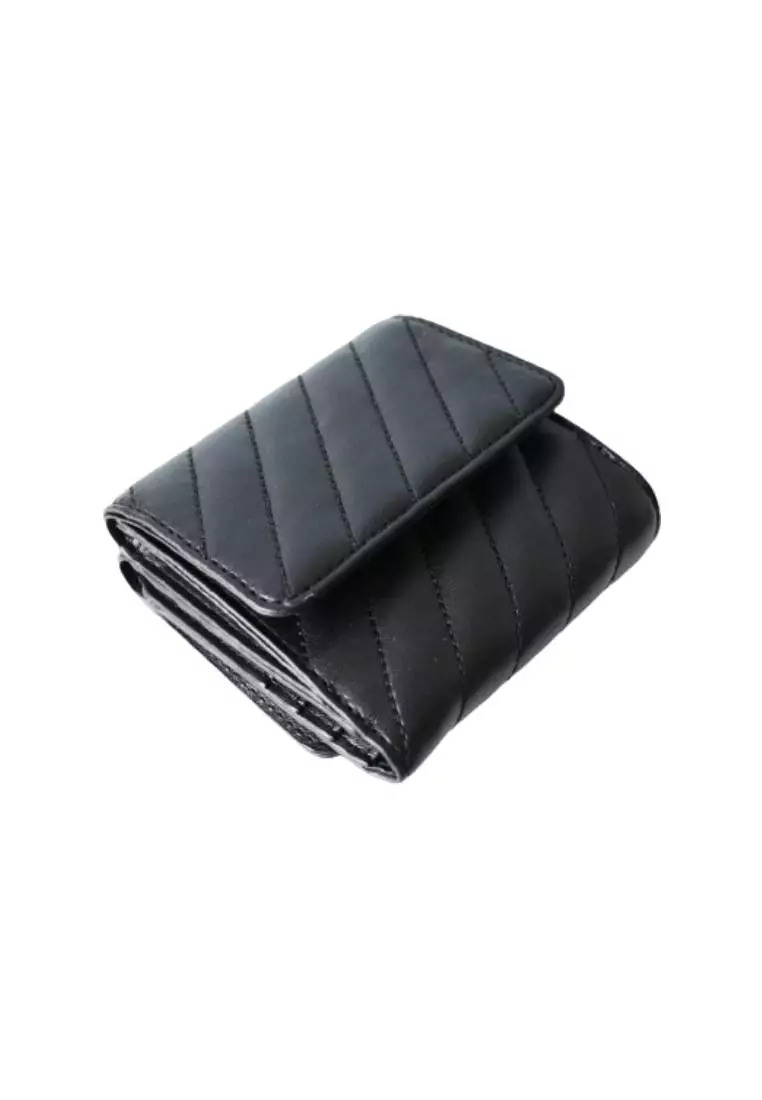 Michael Kors Jet Set Travel Medium Trifold Coin Case Black