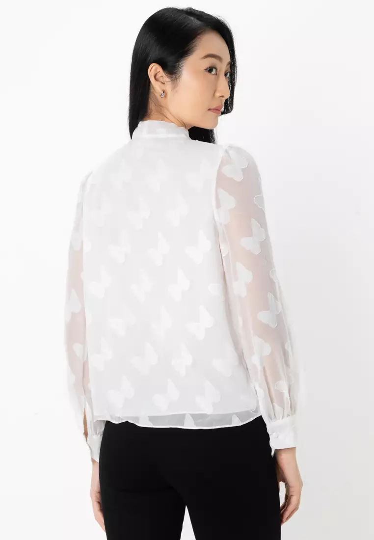 Pina L/S Woven Top