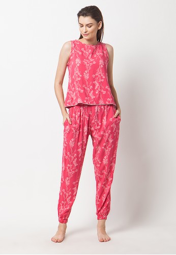 Madeleine`s Daisy Pink Joger pajamas