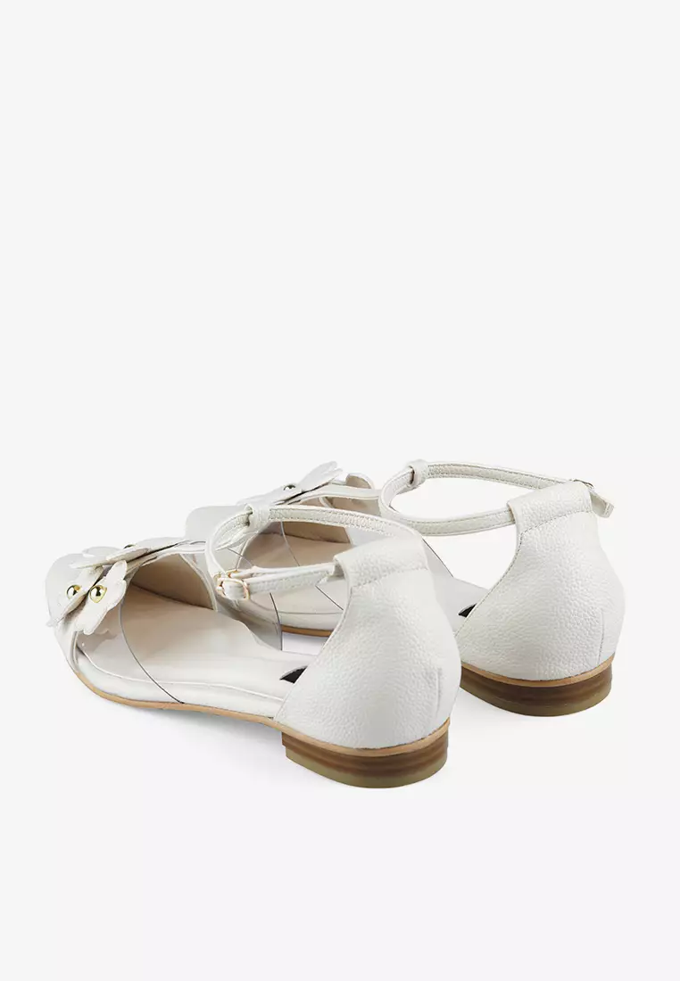 INPACA Artemish Flatshoes Sepatu Flat Wanita Sepatu Kerja Flat Metallic