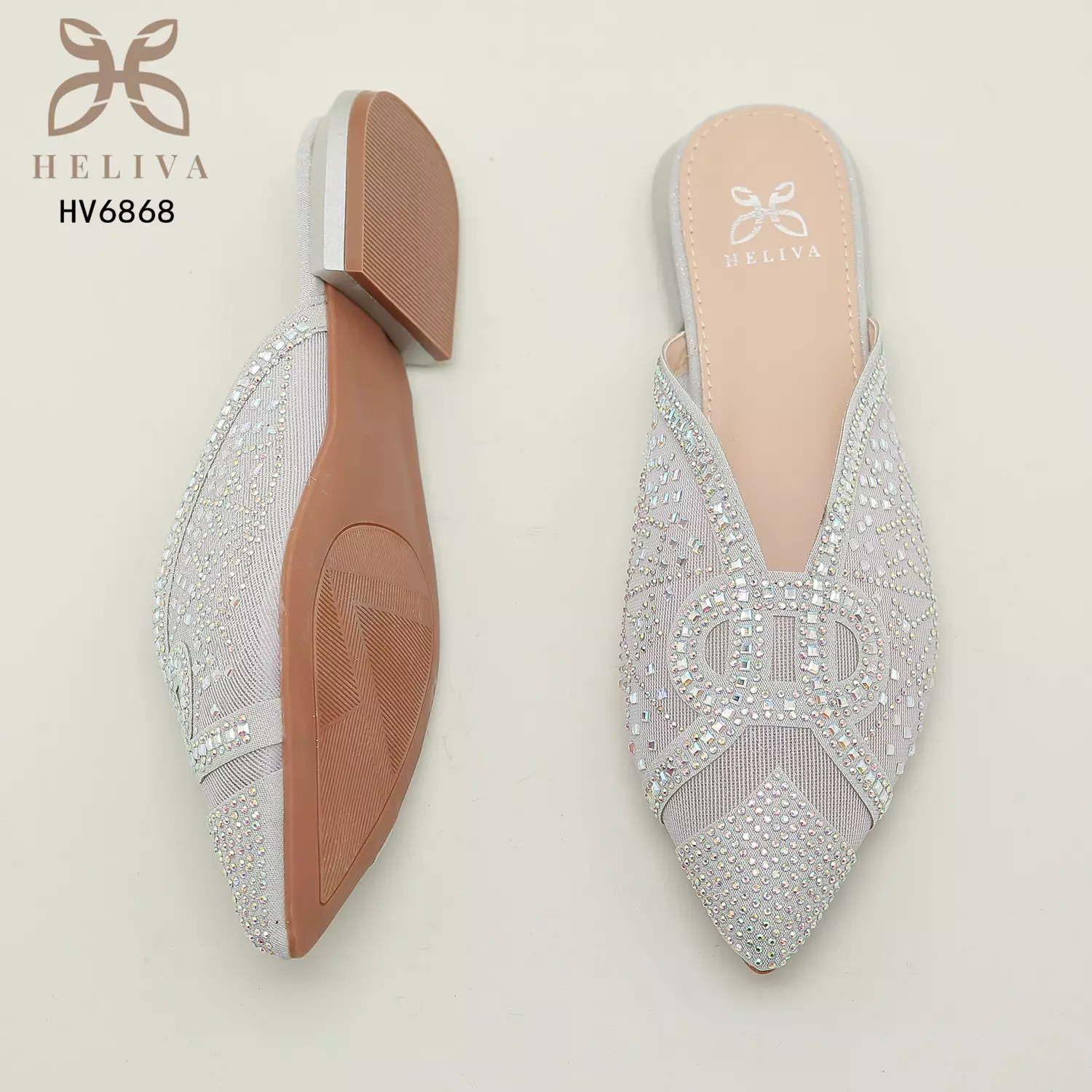 Heliva Jowy Lady Sandal Party Mesh Jewel Accessories