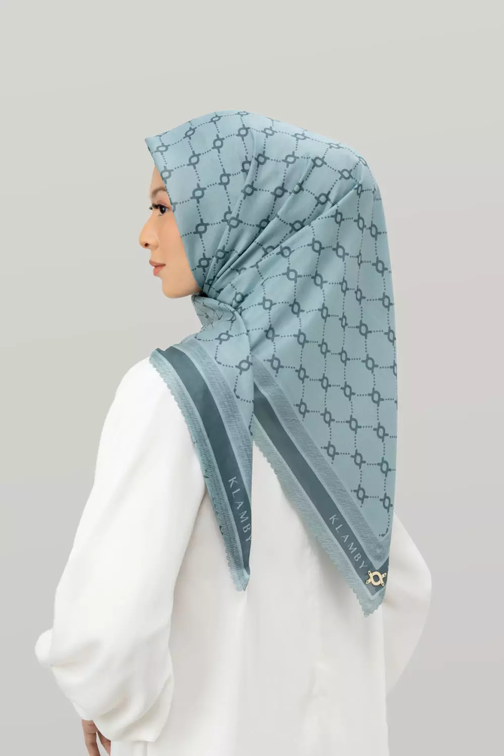 Klamby - Monogram Scarf London Edition Drizzle
