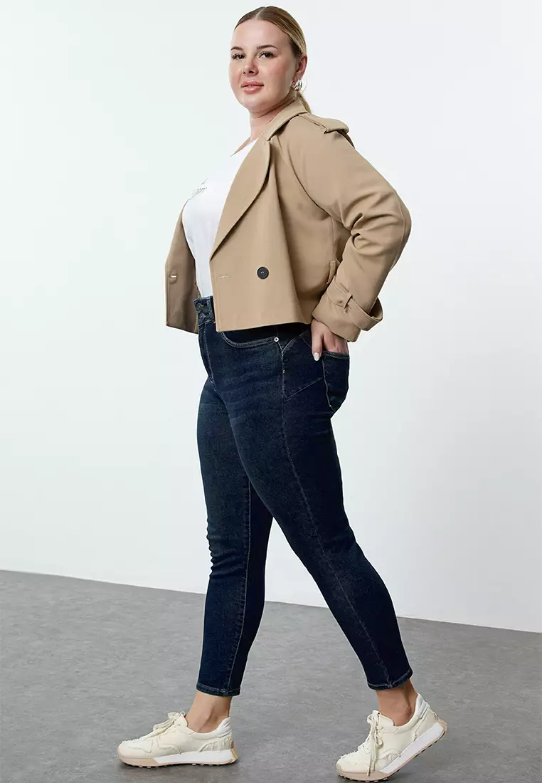 High Waist Stretchable Skinny Jeans