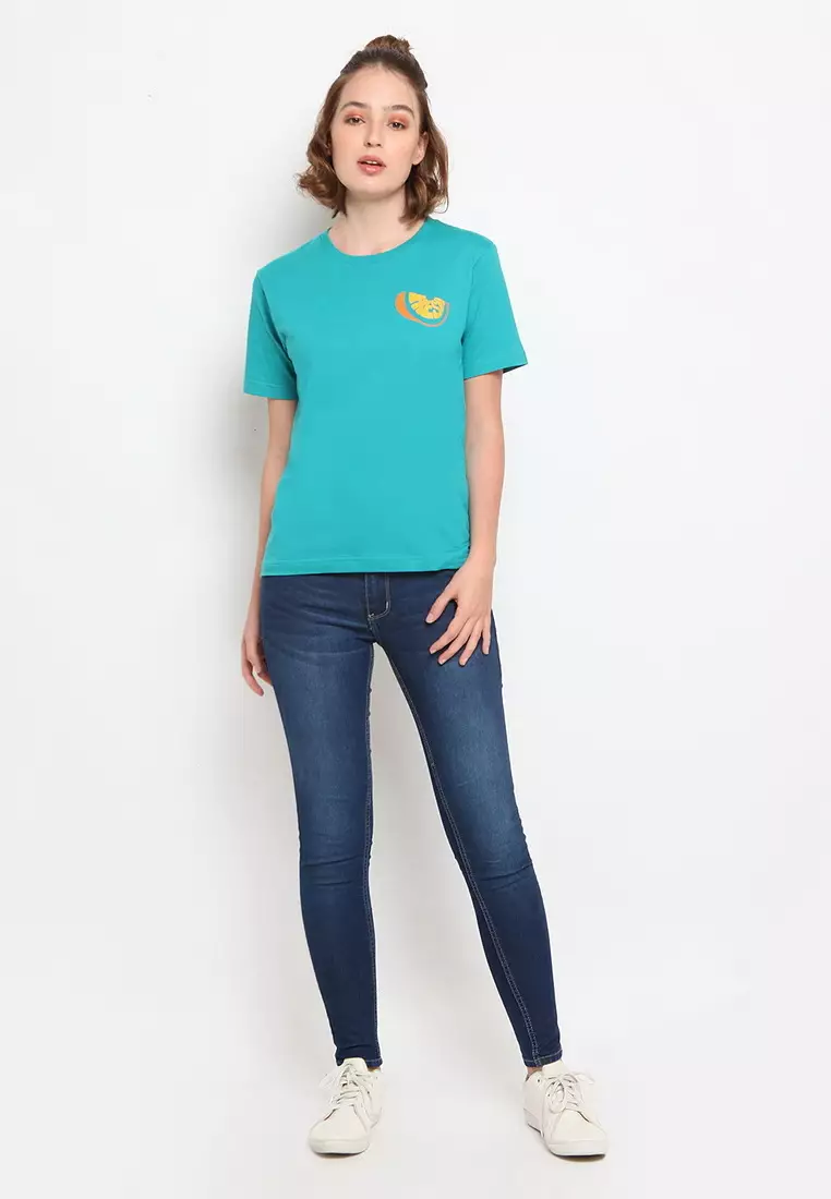 RBJ Ladies T-Shirt Cotton Combed Wanita 20700148