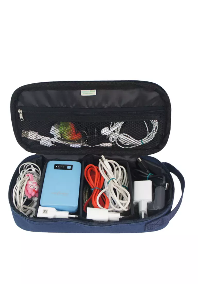 Traveltime Cable case 813 - Aksesoris Travel - Blue (isi tidak termasuk)