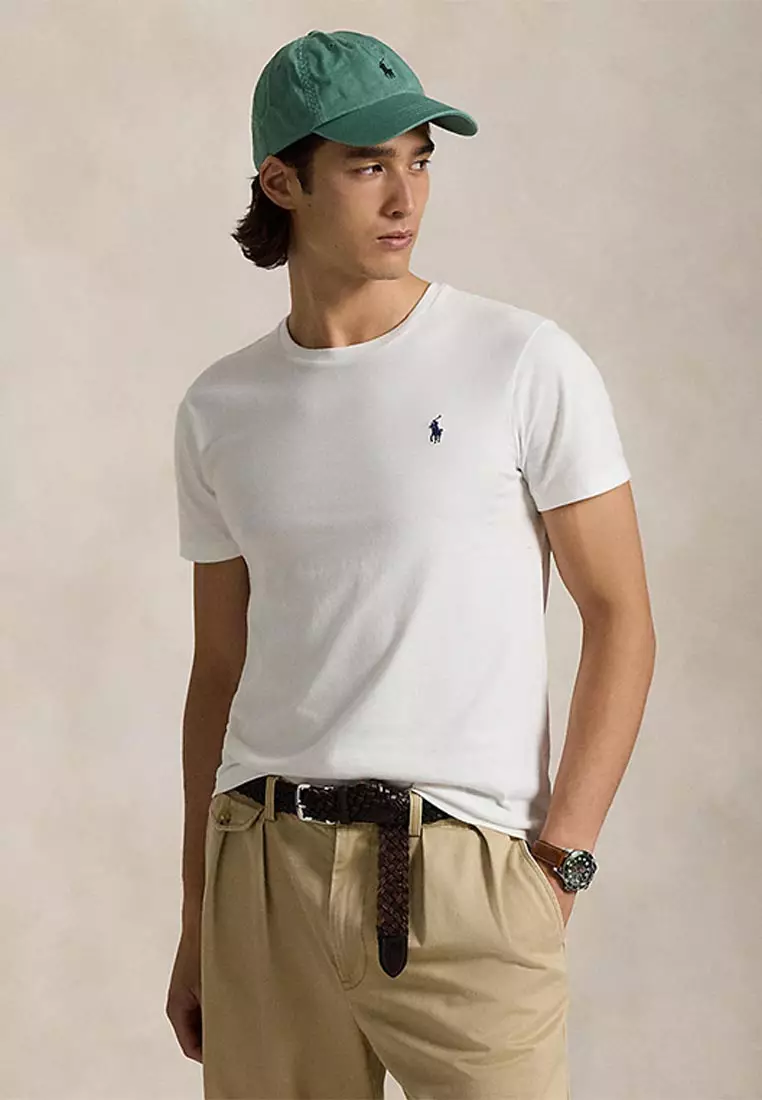 Custom Slim Fit Jersey Crewneck T-Shirt