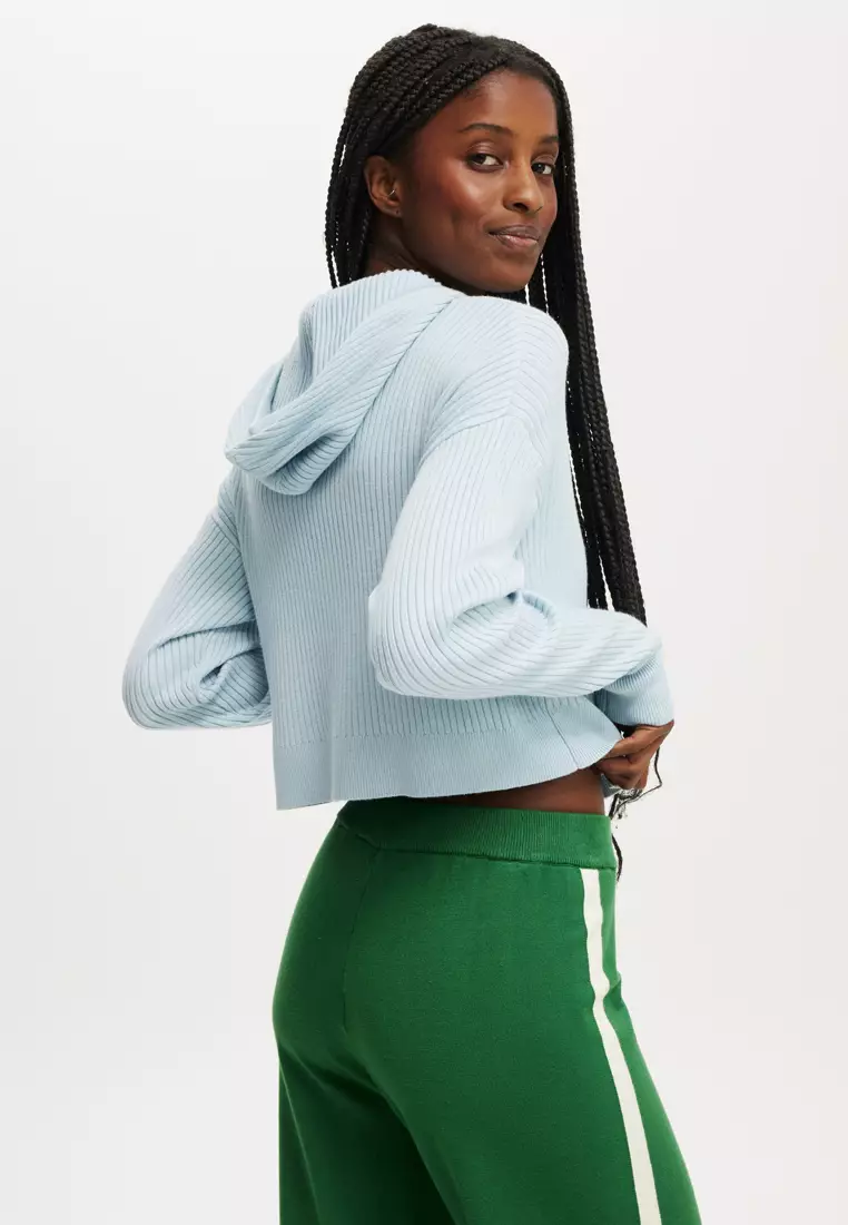 Zip It Good Hood Knit Cardigan