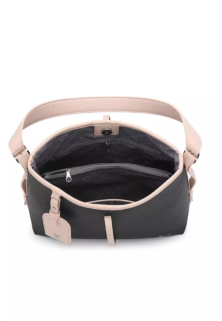 Women's Shoulder Bag / Top Handle Bag (Tas Bahu Wanita) - Merah Jambu