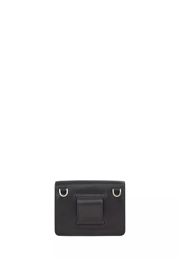 Burls Neck Wallet In Black