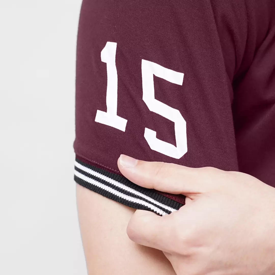 Ryusei Kaos Pria Yokohama Burgundy