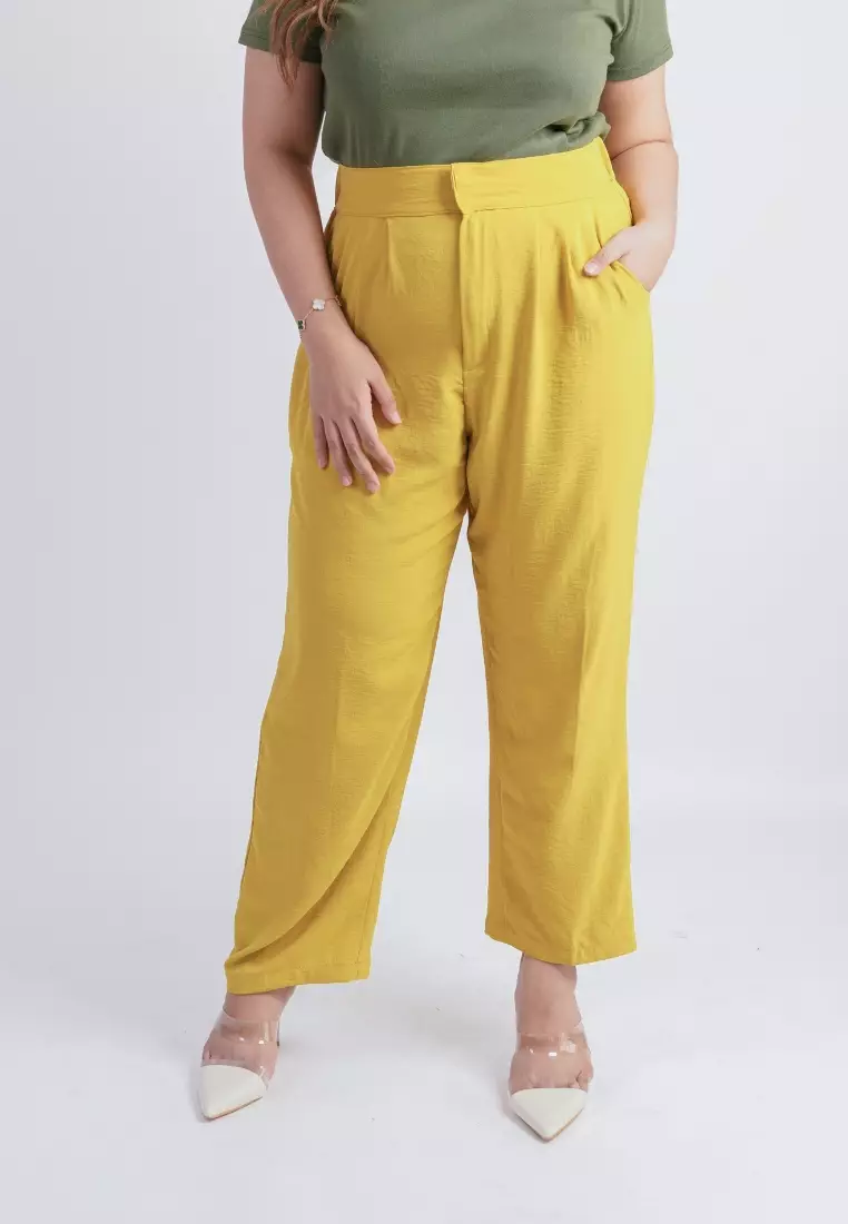 Jual Xtramiles plus size min ji pants lemonade Original 2025