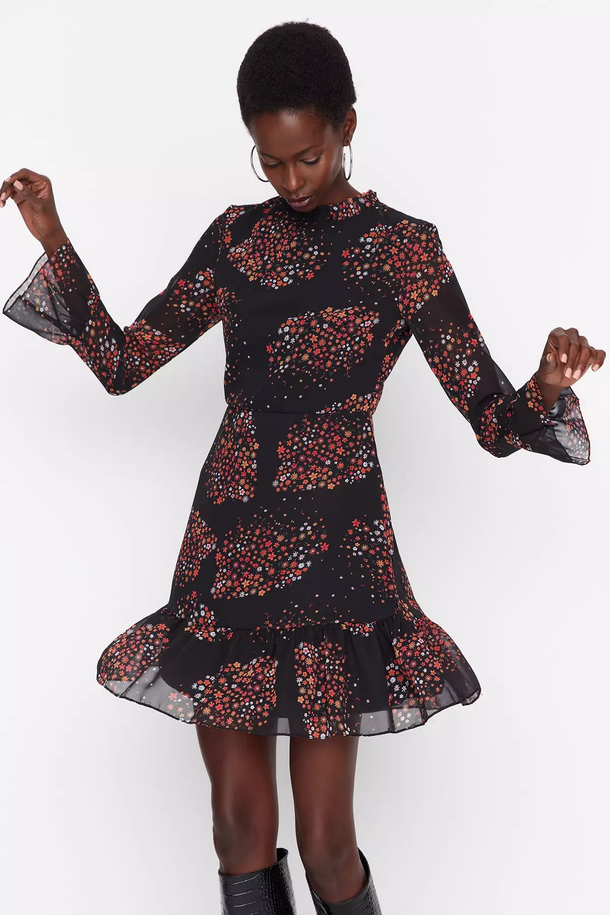 Zalora long 2025 sleeve dress