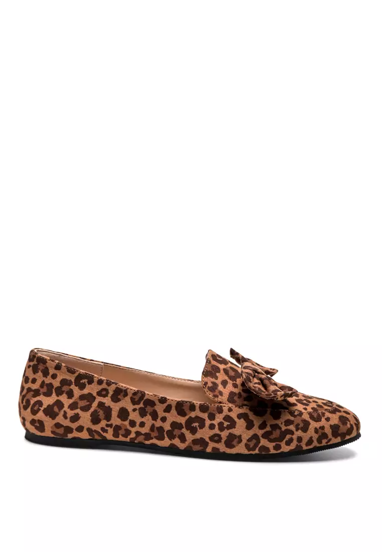 Discount on London Rag  shoes - SKU: Leopard Bow Loafer