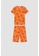 DeFacto orange Short Sleeve Dinasour Printed Cotton Pyjama Set 91726KAD531EFBGS_1