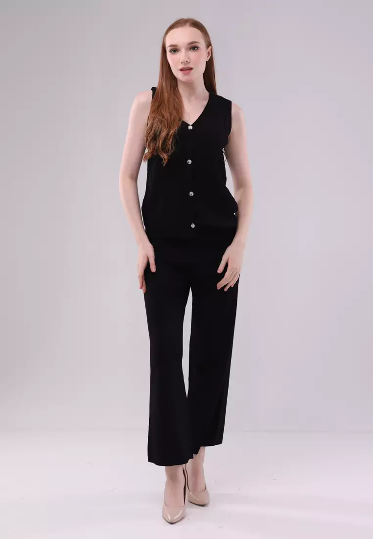 Short Sleeves Terno Pants