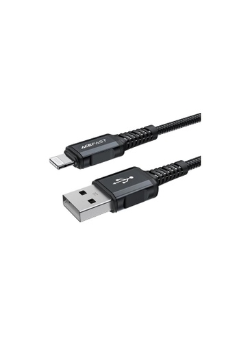 AceFast AceFast C4-02 USB-A to Lightning aluminum alloy charging data cable(1.8m) - Black 9EEF8ESF690DD4GS_1