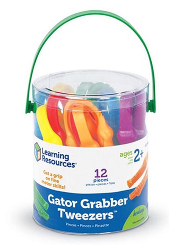 Learning Resources Learning Resources Gator Grabber Tweezers (Set of 12) - Fine Motor Tools, Sensory and Fine Motor Skills, Science 95BBATH384AFD4GS_1