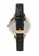 Milliot & Co. black Ella Rose Leather Strap Watch 94D11AC3F93EB9GS_4