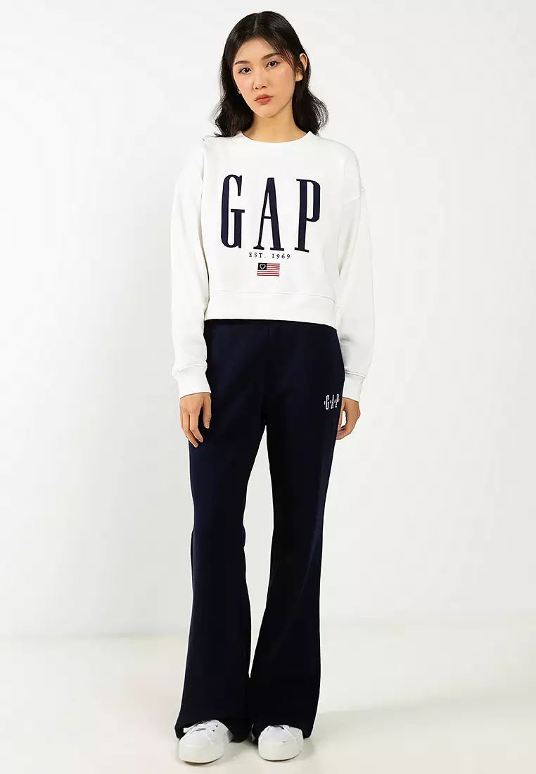 Logo Abbreviation Wedge Popover Sweatshirt