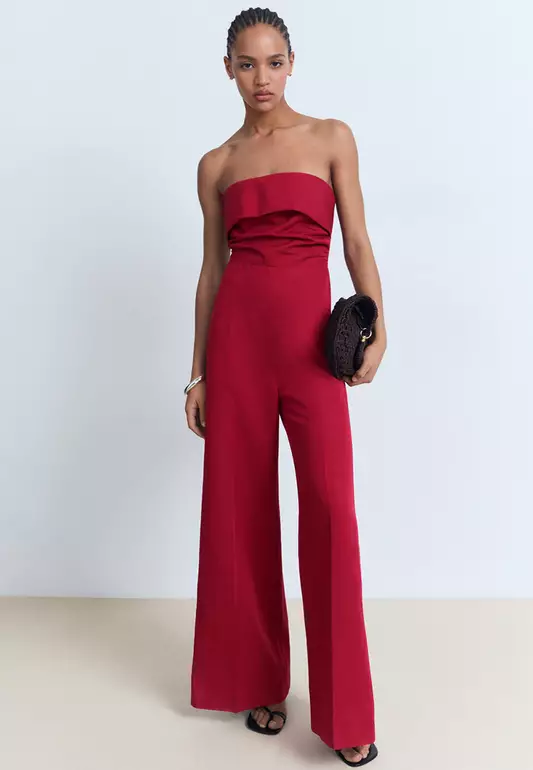 Long Strapless Jumpsuit