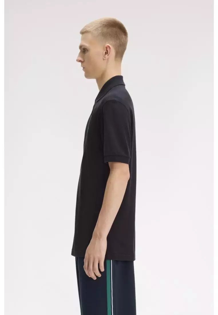 Fred Perry M6000 The Twin Tipped Fred Perry Shirt (Navy / Sport Green)