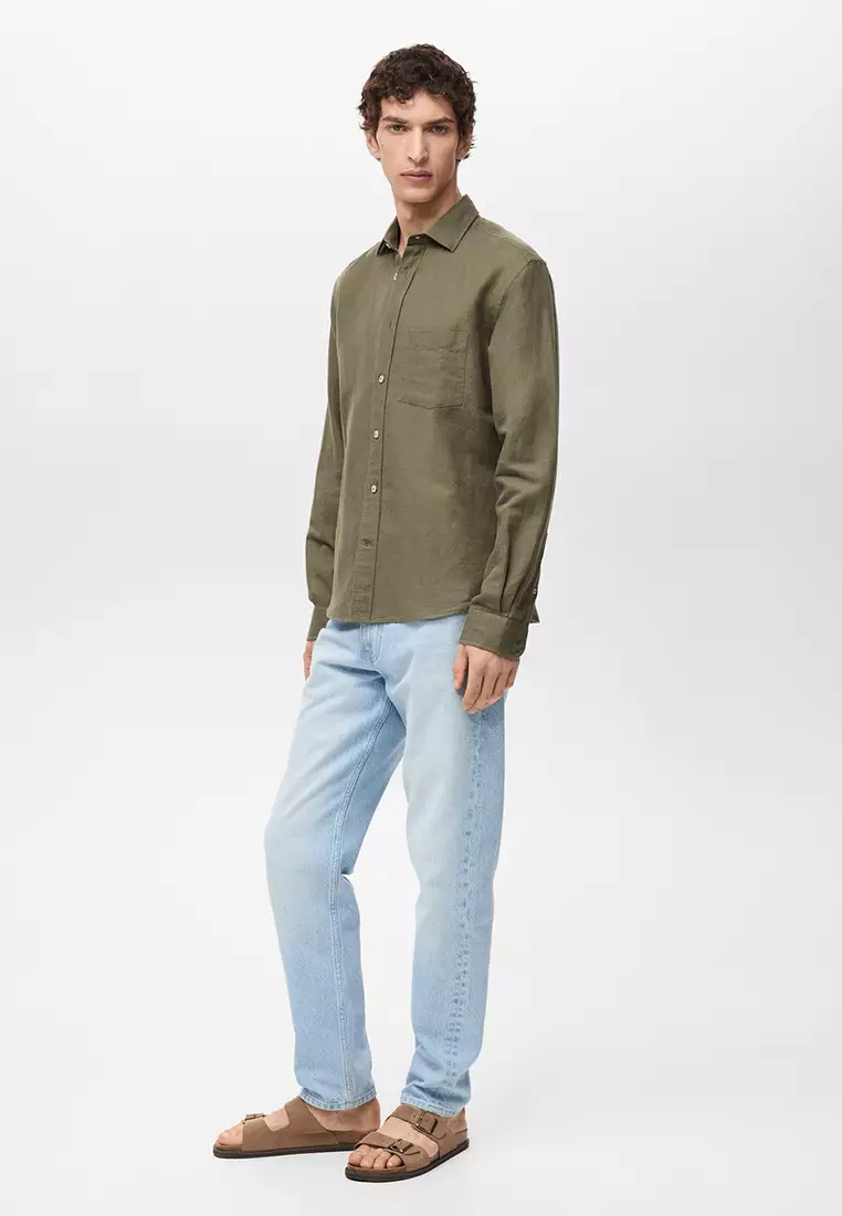 Classic-Fit Linen Shirt